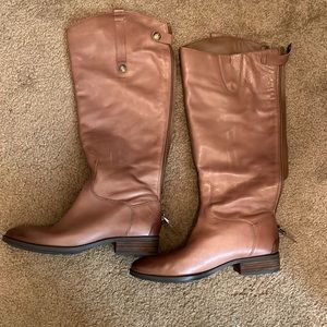 Sam Elderman leather boots w/o box. Size 9 only worn a few times.